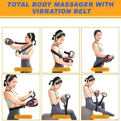 Merco Massager masážní pistole s pásem černá