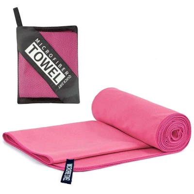 Merco Microfibre rychleschnoucí ručník 40 x 80 cm růžová