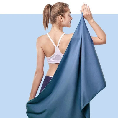 Merco Microfibre rychleschnoucí ručník 50 x 120 cm světle modrá