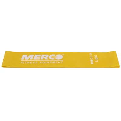 Merco Mini Band posilovací guma žlutá