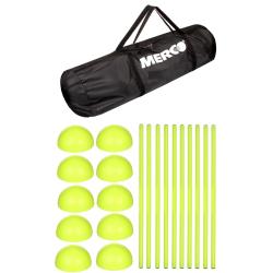 Merco Neon Dribbling 80 sada 10 slalomových tyčí