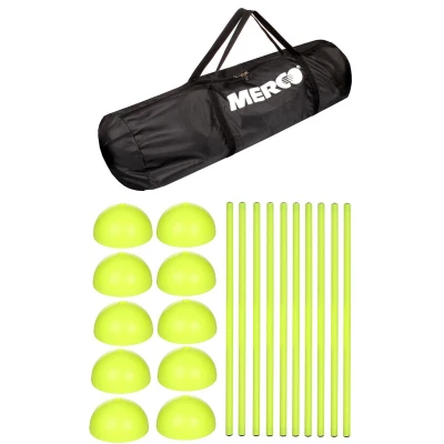Merco Neon Dribbling 80 sada 10 slalomových tyčí