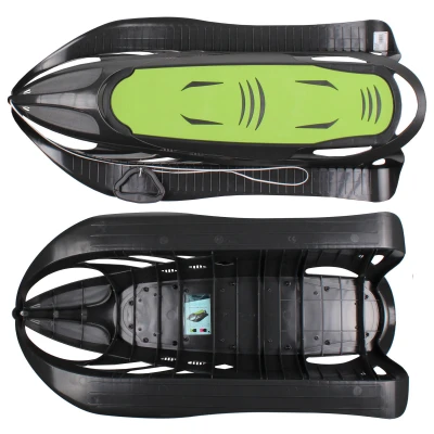Merco Neon Grip černo-limetkové plastové sáňky