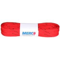 Merco PHW-10 tkaničky do bruslí voskované červená Merco PHW-10 tkaničky do bruslí voskované červená