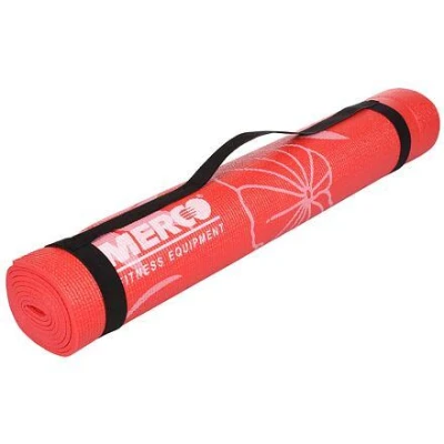 Merco Print PVC 4 Mat podložka na cvičení červená Merco Print PVC 4 Mat podložka na cvičení červená