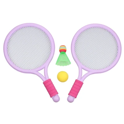 Merco Racket Ball Games sada pálek s míčky fialová