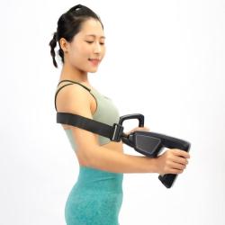 Merco Relaxer masážní pistole s pásem černá POUZE 1 ks (VÝPRODEJ)