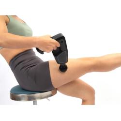 Merco Relaxer masážní pistole s pásem černá POUZE 1 ks (VÝPRODEJ)