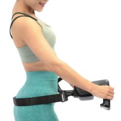 Merco Relaxer masážní pistole s pásem černá POUZE 1 ks (VÝPRODEJ)