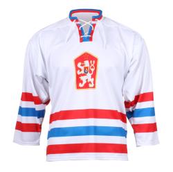 Merco hokejový dres ČSSR 1976 replika biela - bez potlače
