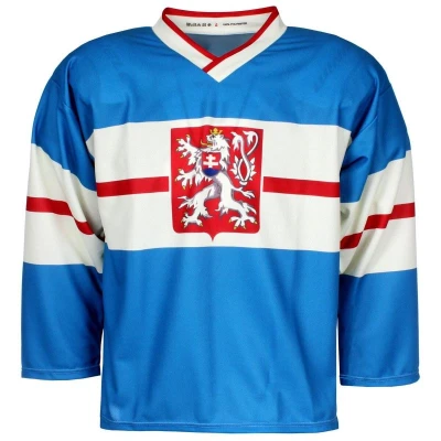 Merco hokejový dres MS ČSR 1947 replika - bez potisku Merco hokejový dres MS ČSR 1947 replika - bez potisku
