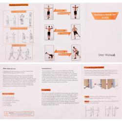 Merco Resistance Band Set TPE posilňovacie gumy