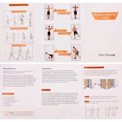 Merco Resistance Band Set TPE posilovací gumy