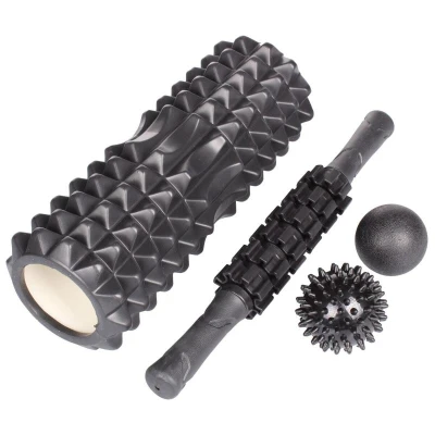 Merco Roller Set IV jóga set černá Merco Roller Set IV jóga set černá