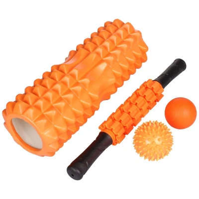 Merco Roller Set IV oranžová jóga masážní sada