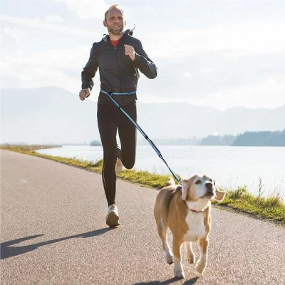 Merco Runner Buddy 4.0 vodítko na běhání modrá