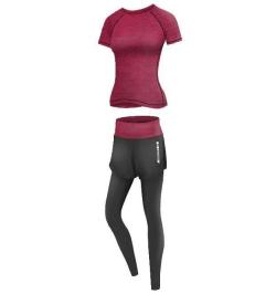 Merco Runner Long 2W fitness set plum