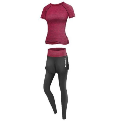 Merco Runner Long 2W fitness set plum