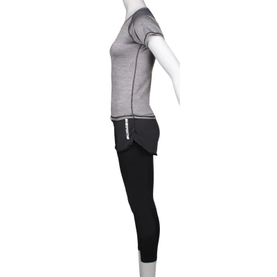 Merco Runner Long 2W fitness set šedá