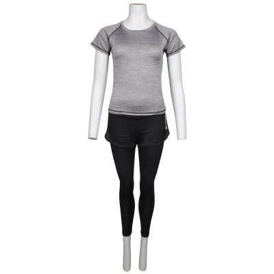 Merco Runner Long 2W fitness set šedá