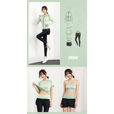 Merco Runner Long 2W fitness set zelená