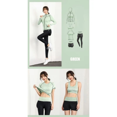 Merco Runner Long 2W fitness set zelená