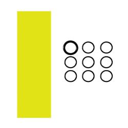 Merco Shrink Grip koncovka na hokejku žltá