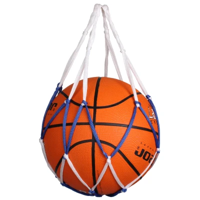 Merco Single Ball Bag síť na míč modrá-bílá