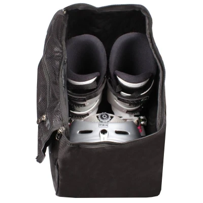 Merco Ski Rucksack taška na helmu a lyžáky černá