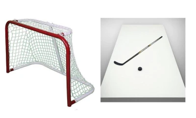 Merco Small Goal hokejová branka + Sport365 střelecká deska 100x60x0,5 cm