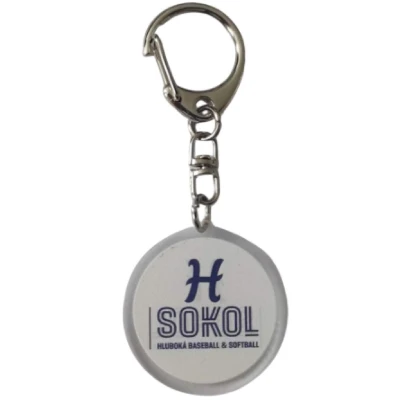 Merco Sokol Hluboká bílo-modrá klíčenka