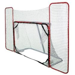 Merco Target branka, s postranní sítí + Hockey Revolution My Shoot Pad 150x75x3 cm