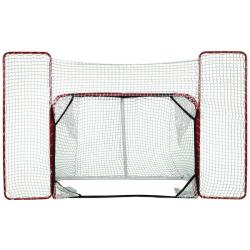 Merco Target hokejová branka skládací, s postranní sítí + Sport365 střelecká deska 300x150x0,2 cm