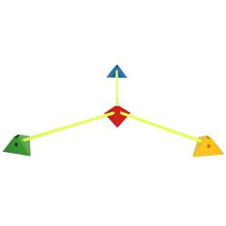 Merco Tri Corners víceúčelové mety bílá