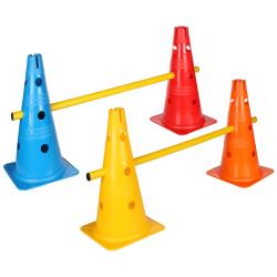 Merco Vario kužel s otvory žlutá 30 cm