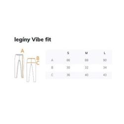 Merco Vibe Fit sportovní legíny červená