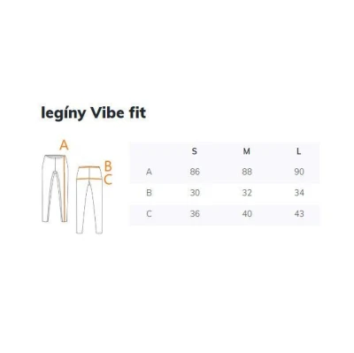 Merco Vibe Fit sportovní legíny červená