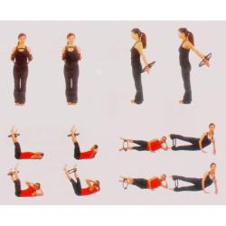 Merco Yoga 4P set na jógu růžová POUZE 1 sada (VÝPRODEJ)