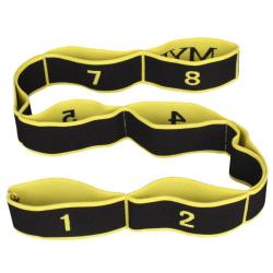 Merco Yoga 8 Cell strečinkový popruh žlutá POUZE 1 ks (VÝPRODEJ)