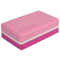 Merco Yoga Block Duo kostka na jógu lila-růžová