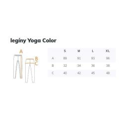 Merco Yoga Color sportovní legíny žlutá POUZE L (VÝPRODEJ)