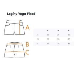Merco Yoga Fixed krátké legíny fialová