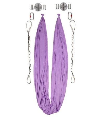 Merco Yoga Hammock síť pro jógu fialová Merco Yoga Hammock síť pro jógu fialová