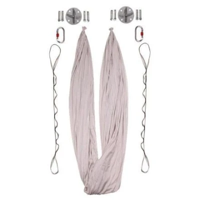 Merco Yoga Hammock síť pro jógu šedá