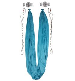 Merco Yoga Hammock síť pro jógu světle modrá