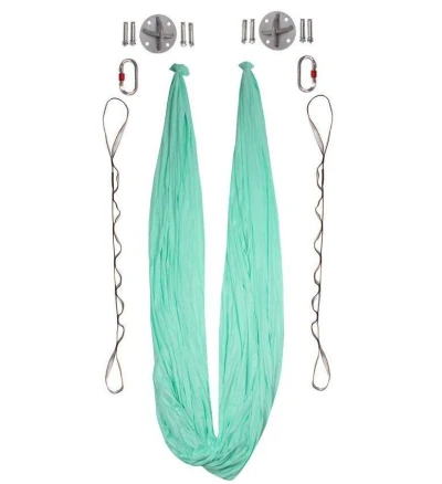 Merco Yoga Hammock síť pro jógu zelená