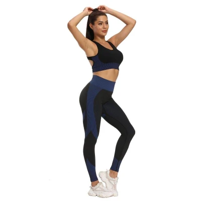 Merco Yoga Sense fitness set dámský černá-modrá