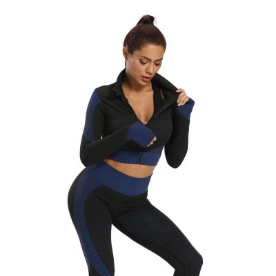 Merco Yoga Sense fitness set dámský černá-modrá