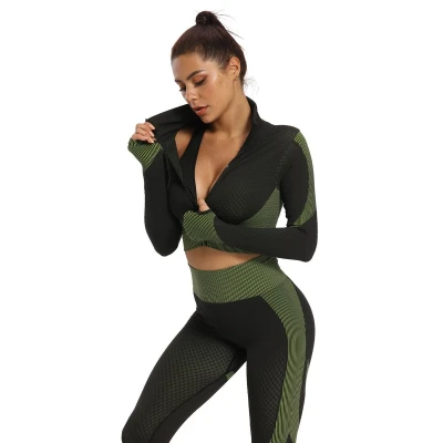 Merco Yoga Sense fitness set dámský sv.zelená