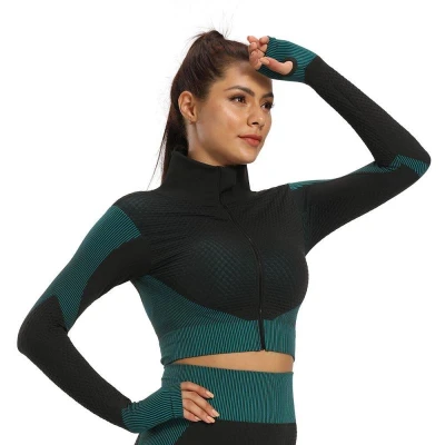 Merco Yoga Sense fitness set dámský zelená tm.
